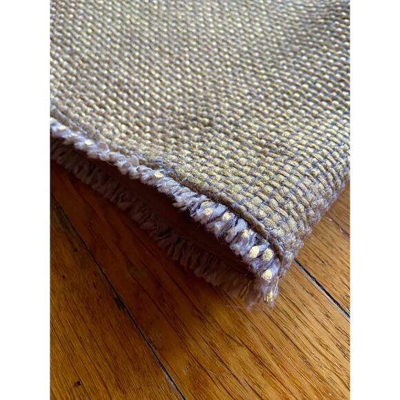 BANANA REPUBLIC Metallic Gold Wool Pleated Skirt sz 0 - Picture 5 of 10